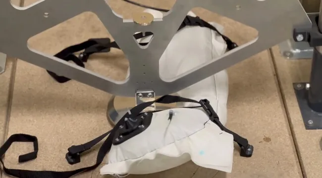 Test structure gonflable
